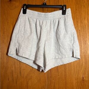 Abercrombie & Fitch Light Gray Sweat Shorts